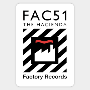 Factory Records Hacienda Design Sticker
